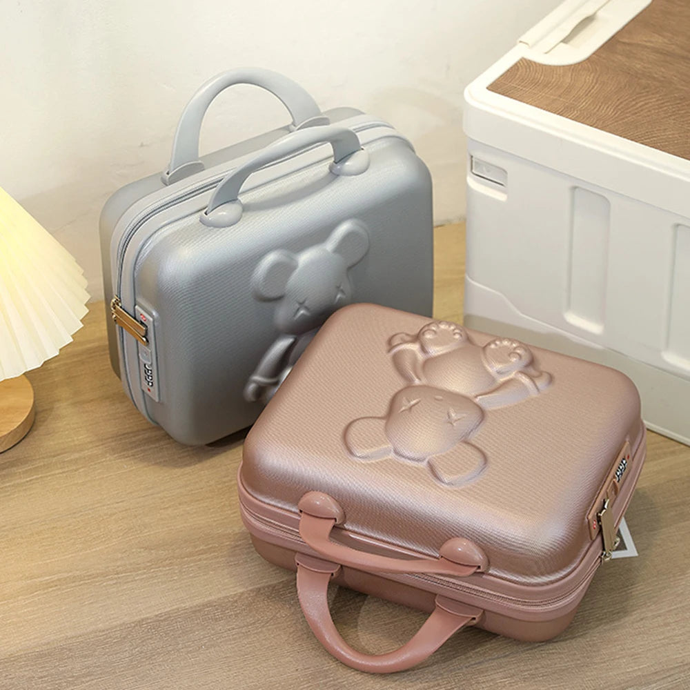 Bear Mini Portable Carrying Suitcase