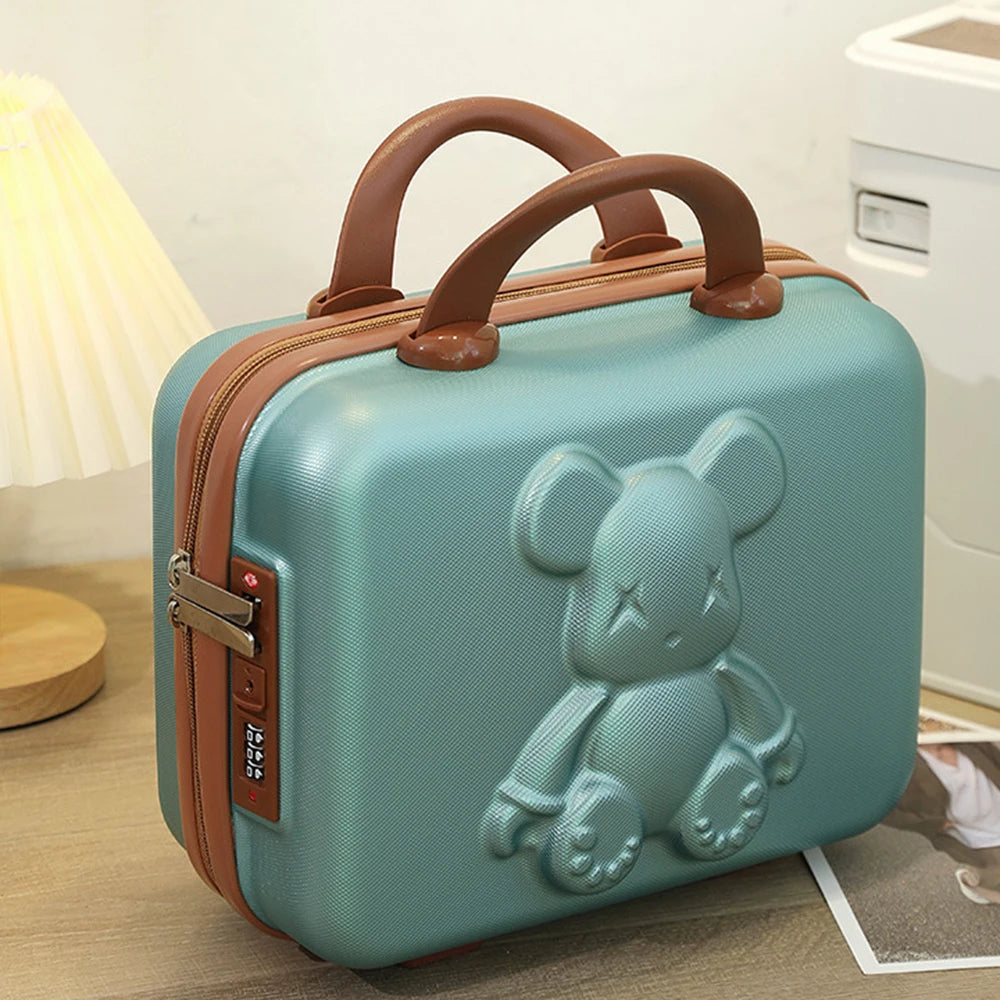 Bear Mini Portable Carrying Suitcase