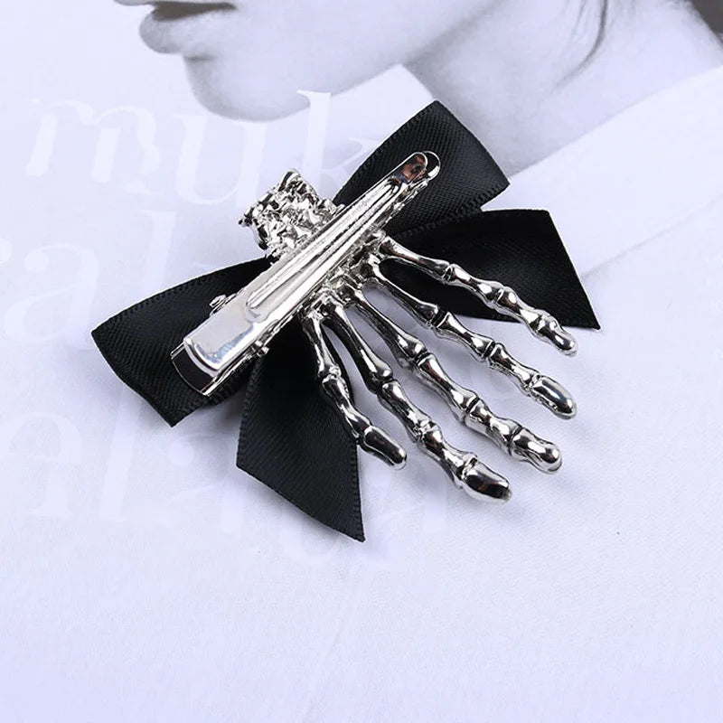 Limited Stock! Bow Skull Clip