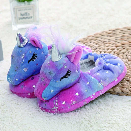 Warm Cartoon 3D Animal Plush Footwear