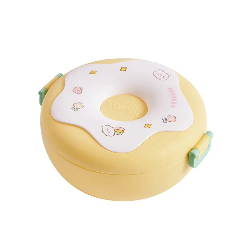 Donut Cartoon Leakproof Bento Box