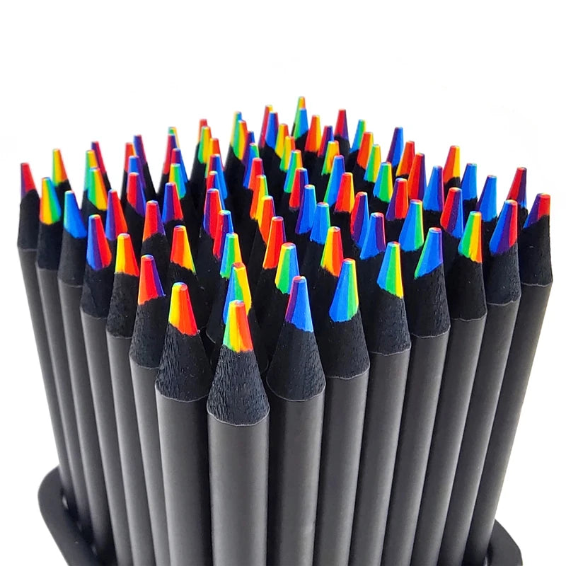 12pcs/Set Rainbow Pencil