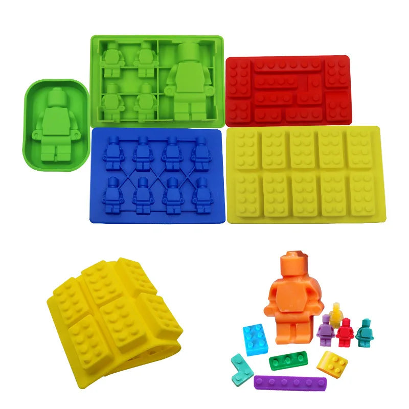 Silicone Mold Mini-figure Building Block