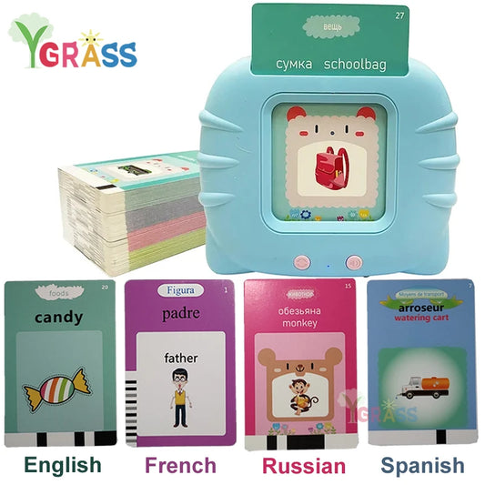 Educational Learning Talking Flash Cards (Russian, Spanish, French, German, Arabic )