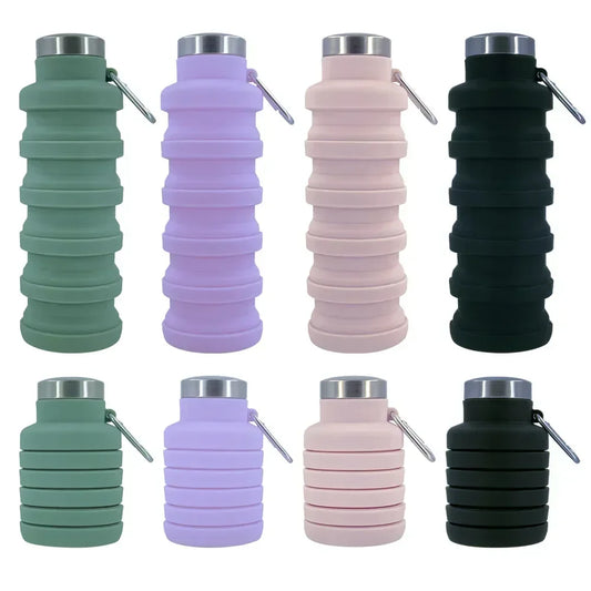 New!!  Portable Silicone Water Bottle