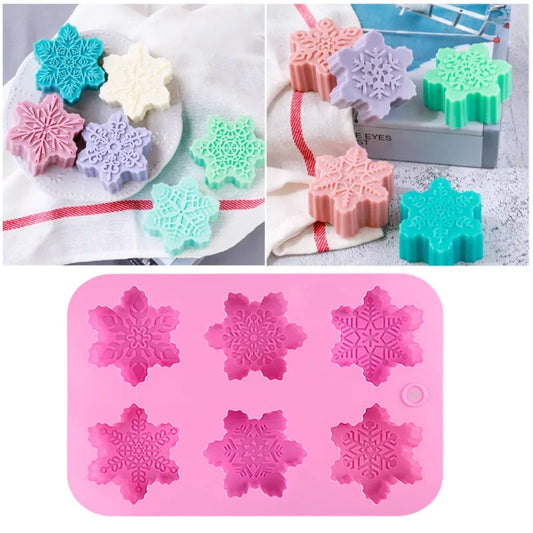 Silicone Mold Snowflakes