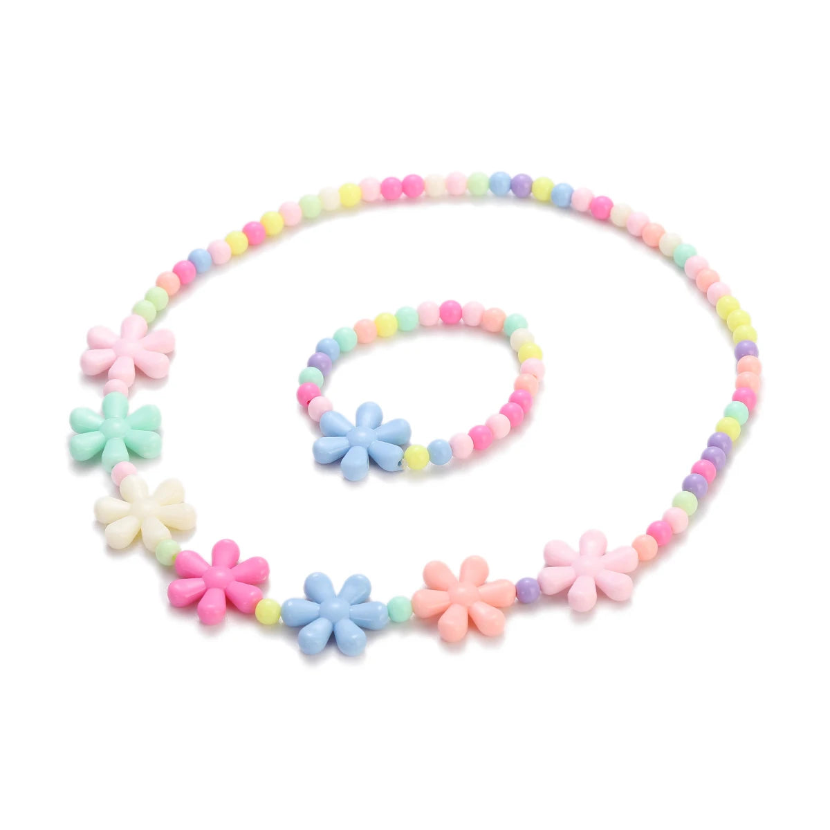 2pcs Colorful Candy Girls Jewelry