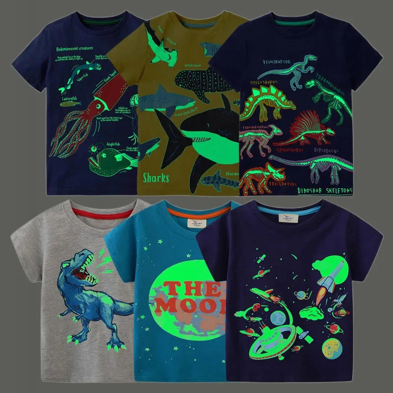 Luminous Cartoon T-shirt