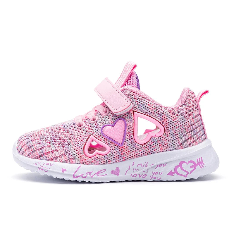 Girls Casual Shoes Light Mesh Sneakers